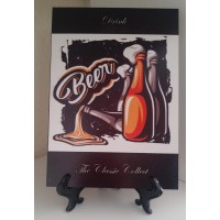 Quadro MDF 28x20 Drink Beer 01